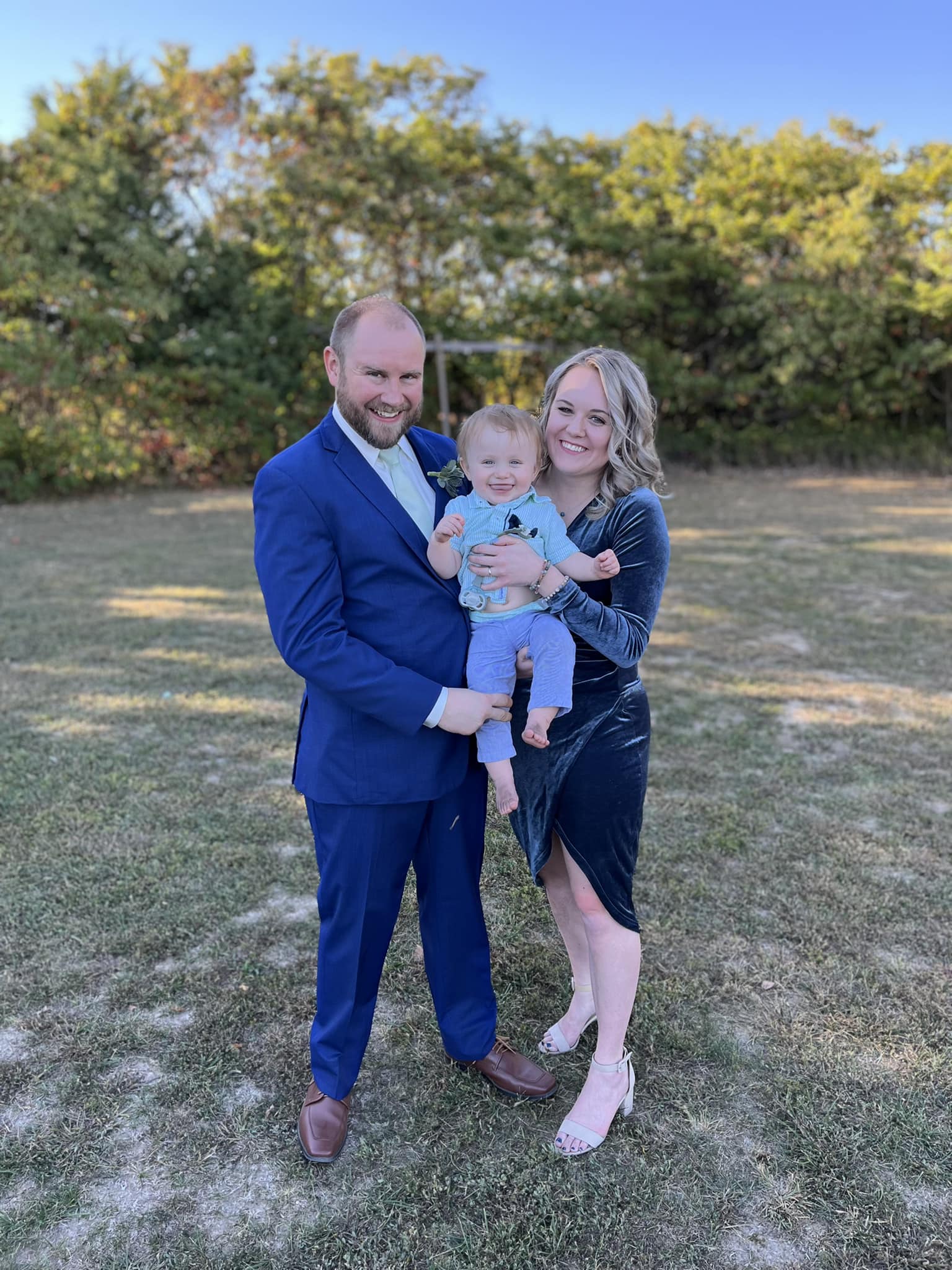 Kyle with his family