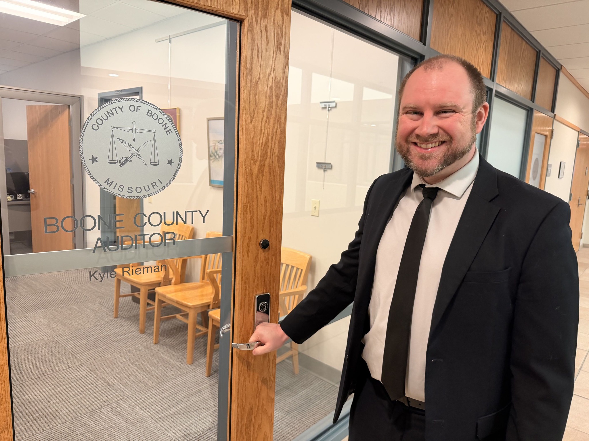 Kyle at the Boone County Auditor office
